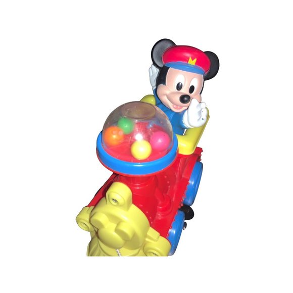 Disney Mickey Mouse Train Pull Toy Pop Balls - Picture 7 of 7